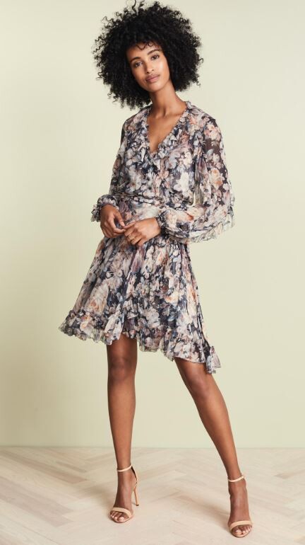Zimmermann cascade sale wrap dress