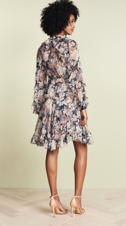 Zimmermann cascade wrap dress hotsell
