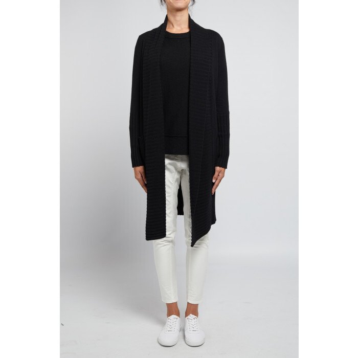 CASHMERE LONG CARDI (BLACK) CASHMERE LONG CARDI (BLACK)