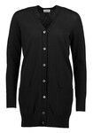 CASHMERE POCKET CARDI (BLACK)
