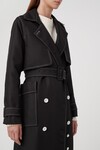 FAITH TOPSTITCH TRENCH