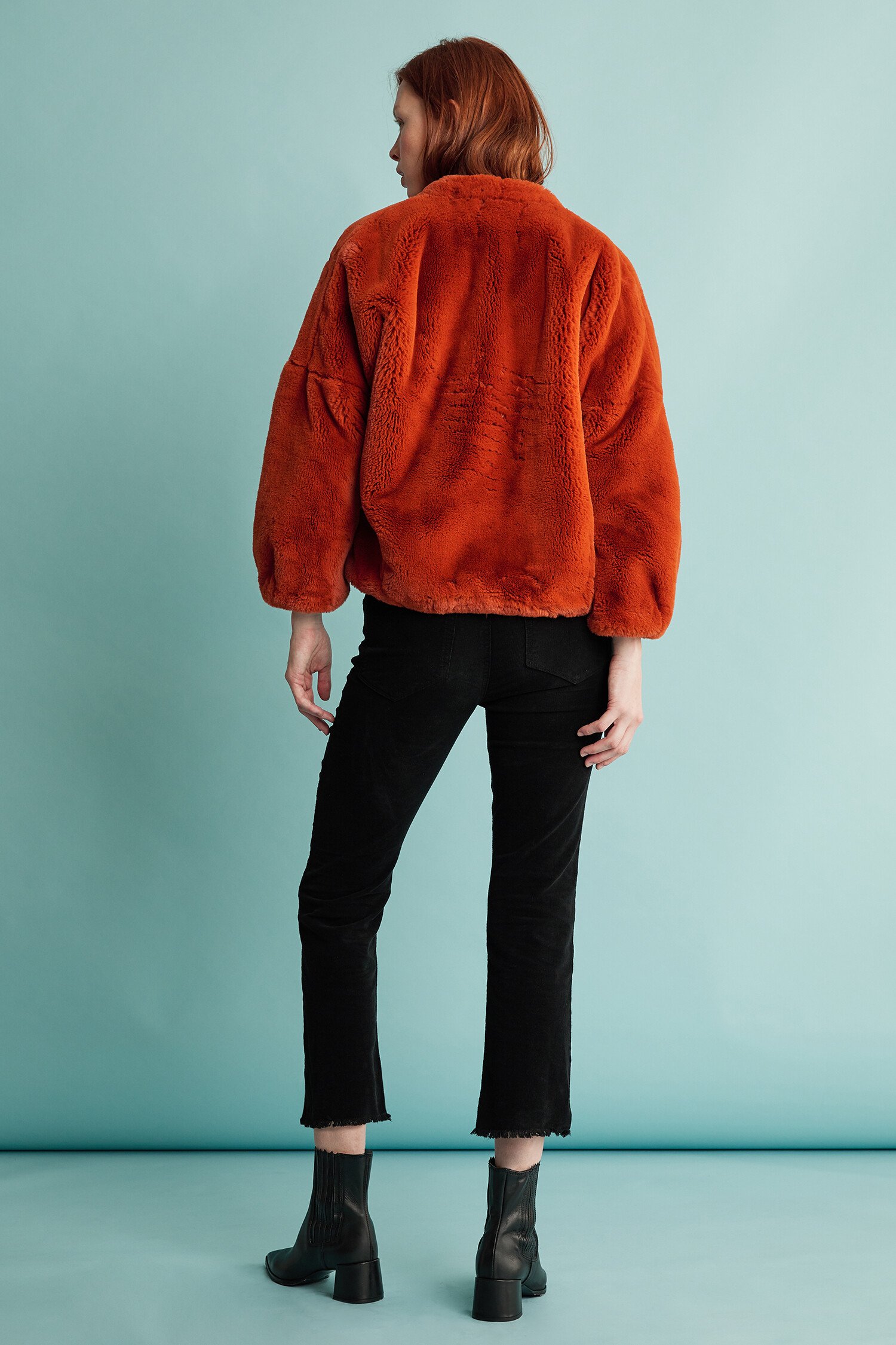 Free people sales furry bomber
