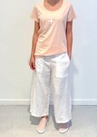 BLURRED LINEN PANT (WHITE)