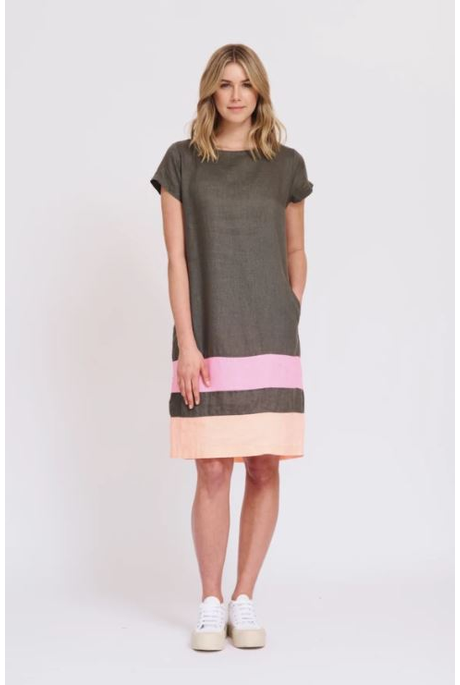 CONNIE DRESS (KHAKI)