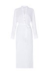 FRIEDA SHIRT DRESS (WHITE)