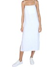 STAPLE LINEN DRESS (WHITE)
