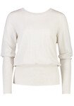 LONG RIB SWEATER (ALABASTER)
