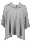 SEAM PONCHO (SOFT GREY)