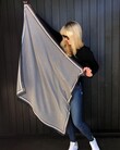 HUNTER SCARF (BLACK/WHITE)