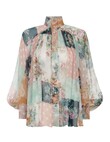 WL SMOCK BLOUSE (PATCHWORK FLORAL)