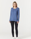 BOBBLE CREW JUMPER (CORNFLOWER)