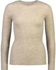 MERINO TULLE CREW (OATMEAL)