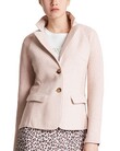 KNITTED AND FELT BLAZER (NUDE)