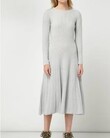 KNITTED DRESS (SILVER GREY)