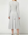 KNITTED DRESS (SILVER GREY)