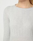 KNITTED DRESS (SILVER GREY)