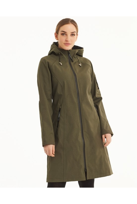 LONG LINED RAINCOAT (ARMY)