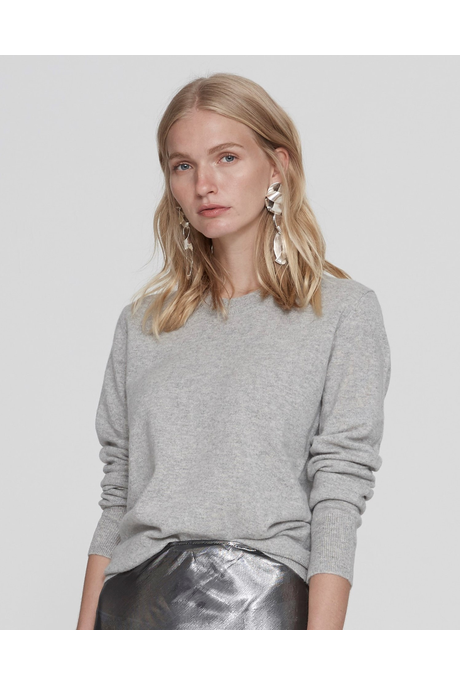 AERIN CASHMERE SWEATER (STERLING)