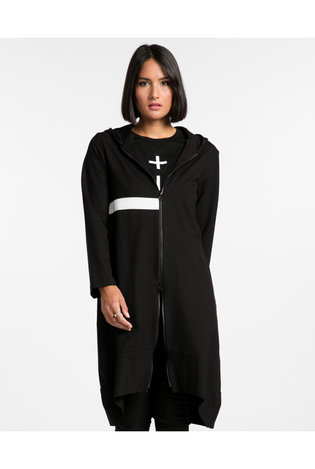 EAU DE VIE COAT (BLACK)