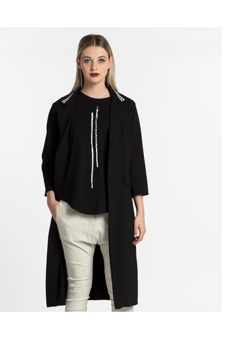 X COAT LONG (BLACK)