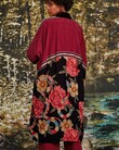 FLORA ADORER KIMONO (BLACK SNAKE)