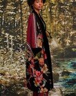 FLORA ADORER KIMONO (BLACK SNAKE)