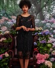 CHAMPAGNE & STARS DRESS (BLACK)