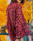 WILD THING BLOUSE (PINK LEOPARD)