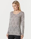 AERIAL SUPERFINE CREW JUMPER (PEBBLE PRINT)