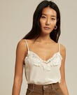 SARAH SILK CAMISOLE (OFF WHITE)