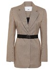 FAE BLAZER (BLACK & BROWN HOUNDSTOOTH)