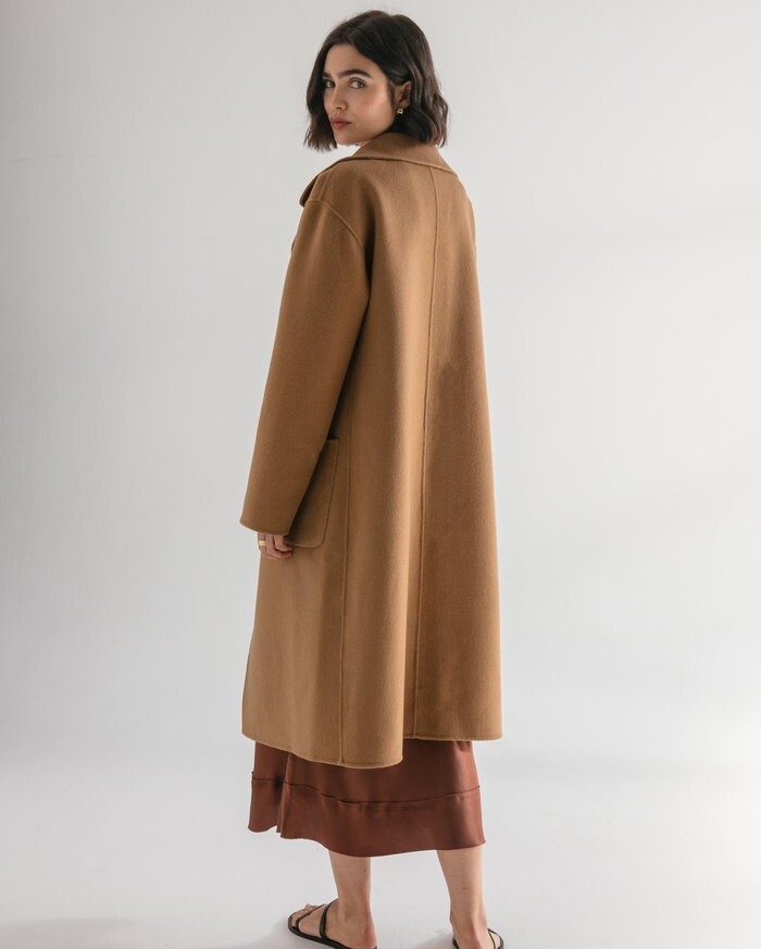 THE MATILDA COAT (CAMEL)- FRIENDS WITH FRANK. W20 Boxing Day Sale