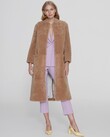 LOUIS LONG SHEARLING COAT (TAN)