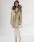 THE ISLA PARKA (SAND/SMOKE GREY)