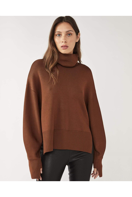 WINIFRED KNIT JUMPER (RUST)