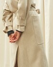 IN THE LOOP LONG COAT (IVORY)