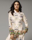 PENELOPE BUTTON UP SHIRT (EGYPTIAN GODDESS)