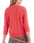 V NECK SWEATER (LIGHT RED)