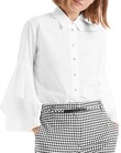 FLOUNCED BLOUSE (WHITE)