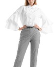 FLOUNCED BLOUSE (WHITE)