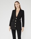 ELEANOR V NECK JACKET (BLACK)