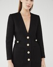 ELEANOR V NECK JACKET (BLACK)