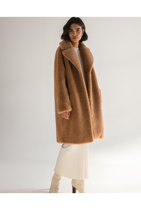 THE HARRIET TEDDY COAT (TAN)