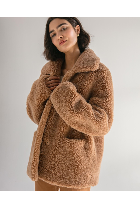 THE ANNABEL JACKET (TAN TEDDY)