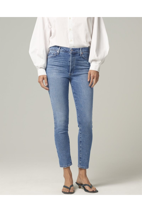 OLIVIA HIGH RISE SLIM FIT JEAN (CHIT CHAT)