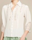 ELEGANT LACE SHIRT (OFF WHITE)