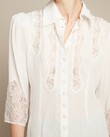 ELEGANT LACE SHIRT (OFF WHITE)