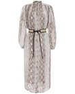 BELLITUDE LONG SHIRT DRESS (SNAKE)