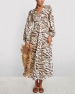 FIESTA BILLOW SLEEVE DRESS (ZEBRA)