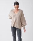 CORA COTTON CASHMERE KNIT (CAMEL MARLE)